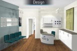 Scott Wore Hearing Centre 3D proposal for commercial Interior design and refurbishment by Mewscraft