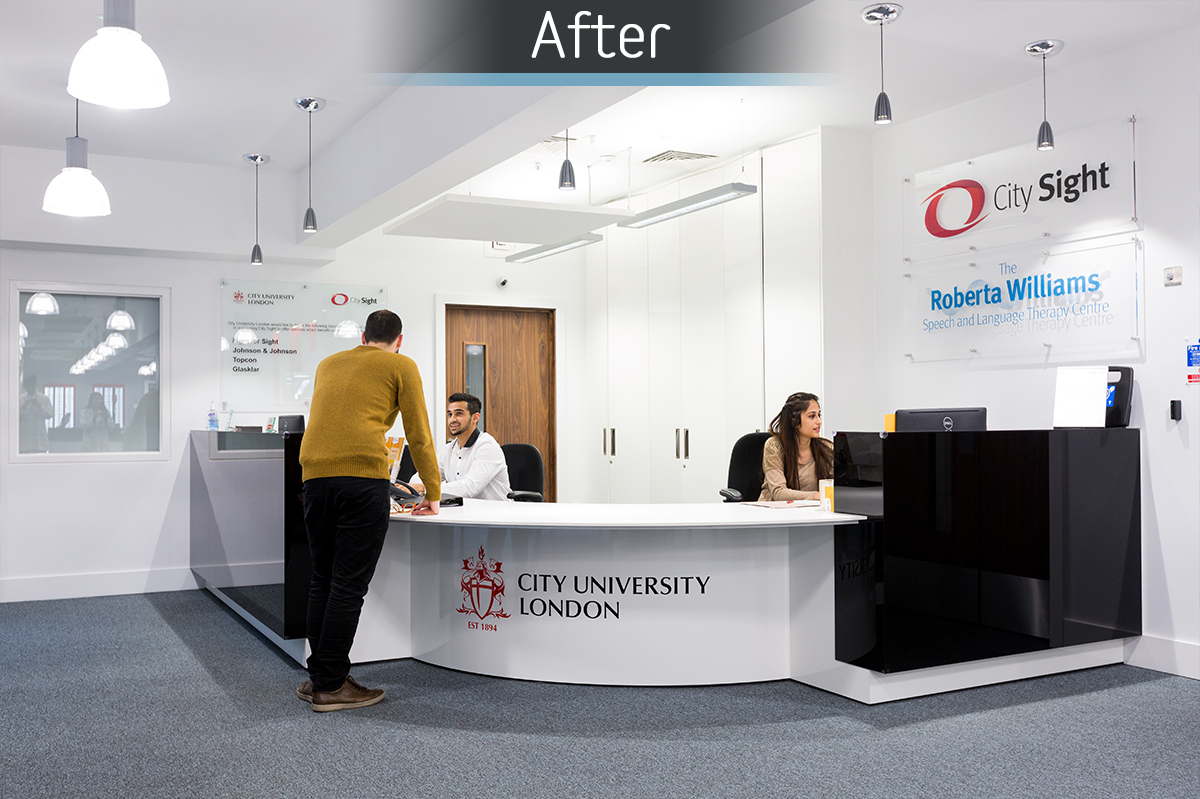 City London University, commercial Interior design and refurbishment by Mewscraft