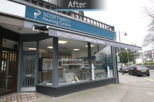 Scott Wroe Hearing Centre shop front by Mewscraft