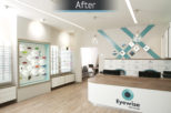 Eyewise Opticians after commercial Interior design and refurbishment by Mewscraft 