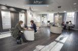 Richard Stent Opticians after commercial Interior design and refurbishment by Mewscraft 