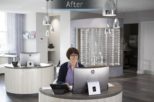 Richard Stent Opticians after commercial Interior design and refurbishment by Mewscraft 