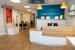 Harrold Opticians after commercial Interior design and refurbishment by Mewscraft 