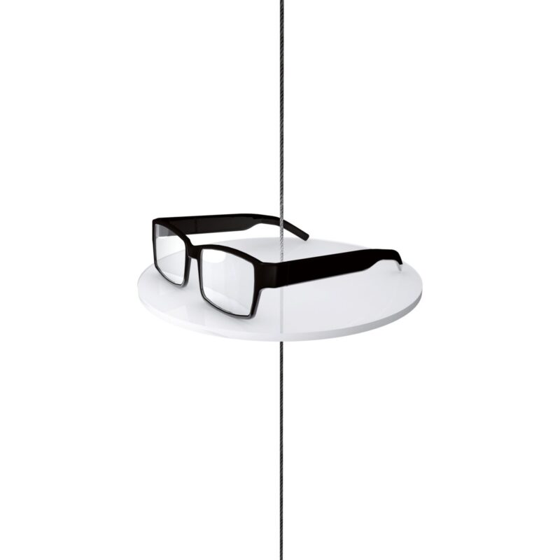 ARRAY Round Acrylic Shelf