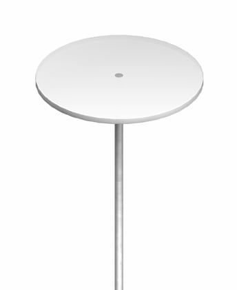 P.O.S. Acrylic Circle Shelf
